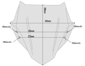 ΖΕΛΑΤΙΝΑ ΜΗΧΑΝΗΣ GIVI - Α3113 Suzuki GSX S 750 '17-'21 - 