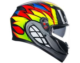 ΚΡΑΝΟΣ ΜΗΧΑΝΗΣ AGV - K3 E2206 MPLK Birdy 2.0 grey/yellow/red -  ΚΡΑΝΟΣ ΜΗΧΑΝΗΣ AGV - K3 E2206 MPLK Birdy 2.0 grey/yellow/red -