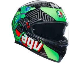 ΚΡΑΝΟΣ ΜΗΧΑΝΗΣ AGV - K3 E2206 MPLK Kamaleon black/red/green