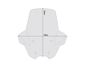 ΖΕΛΑΤΙΝΑ SCOOTER GIVI - D1186S Honda Forza 750 '21-'24 - 