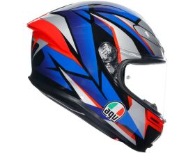 ΚΡΑΝΟΣ ΜΗΧΑΝΗΣ AGV - K6 S E22.06 Slashcut black/blue/red -  ΚΡΑΝΟΣ ΜΗΧΑΝΗΣ AGV - K6 S E22.06 Slashcut black/blue/red -