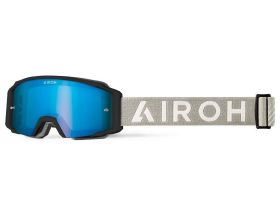 OFF ROAD ΜΑΣΚΑ AIROH - Blast XR1 mat black / blue mirror  - 