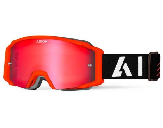 OFF ROAD ΜΑΣΚΑ AIROH - Blast XR1 mat orange / red mirror  OFF ROAD ΜΑΣΚΑ AIROH - Blast XR1 mat orange / red mirror