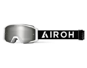 OFF ROAD ΜΑΣΚΑ AIROH - Blast XR1 mat white / silver mirror  - 