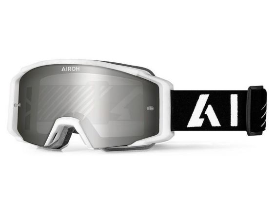 OFF ROAD ΜΑΣΚΑ AIROH - Blast XR1 mat white / silver mirror 