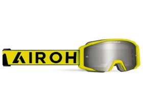 OFF ROAD ΜΑΣΚΑ AIROH - Blast XR1 mat yellow / silver mirror  - 