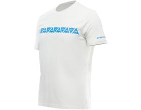 T-SHIRT DAINESE - Stripes light grey/directoire blue