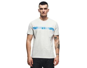 T-SHIRT DAINESE - Stripes light grey/directoire blue - 