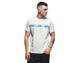 T-SHIRT DAINESE - Stripes light grey/directoire blue - 
