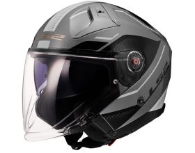 ΚΡΑΝΟΣ ΜΗΧΑΝΗΣ LS2 - Infinity II OF603 Veyron grey/white ΚΡΑΝΟΣ ΜΗΧΑΝΗΣ LS2 - Infinity II OF603 Veyron grey/white