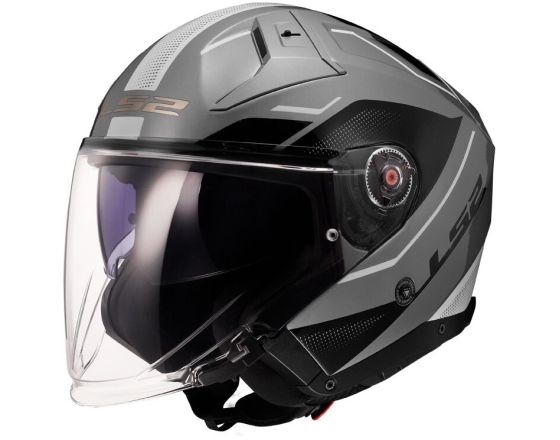 ΚΡΑΝΟΣ ΜΗΧΑΝΗΣ LS2 - Infinity II OF603 Veyron grey/white ΚΡΑΝΟΣ ΜΗΧΑΝΗΣ LS2 - Infinity II OF603 Veyron grey/white