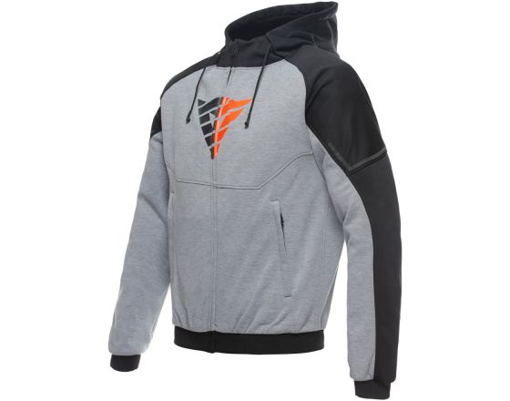 ΜΠΟΥΦΑΝ ΜΗΧΑΝΗΣ DAINESE - Daemon-X Safety Hoodie Full Zip melagne grey/black ΜΠΟΥΦΑΝ ΜΗΧΑΝΗΣ DAINESE - Daemon-X Safety Hoodie Full Zip melagne grey/black