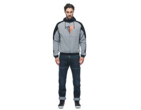ΜΠΟΥΦΑΝ ΜΗΧΑΝΗΣ DAINESE - Daemon-X Safety Hoodie Full Zip melagne grey/black -  ΜΠΟΥΦΑΝ ΜΗΧΑΝΗΣ DAINESE - Daemon-X Safety Hoodie Full Zip melagne grey/black -