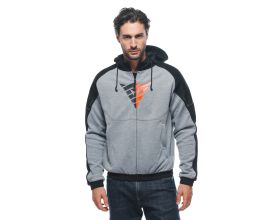ΜΠΟΥΦΑΝ ΜΗΧΑΝΗΣ DAINESE - Daemon-X Safety Hoodie Full Zip melagne grey/black -  ΜΠΟΥΦΑΝ ΜΗΧΑΝΗΣ DAINESE - Daemon-X Safety Hoodie Full Zip melagne grey/black -