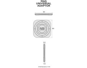 ΑΝΤΑΠΤΟΡΑΣ QUAD LOCK® - Universal αυτοκόλλητος MAG™ Adaptor μαγνητικός -  ΑΝΤΑΠΤΟΡΑΣ QUAD LOCK® - Universal αυτοκόλλητος MAG™ Adaptor μαγνητικός -