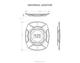 ΑΝΤΑΠΤΟΡΑΣ QUAD LOCK® - Universal αυτοκόλλητο Adaptor v3 -  ΑΝΤΑΠΤΟΡΑΣ QUAD LOCK® - Universal αυτοκόλλητο Adaptor v3 -