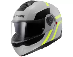 ΚΡΑΝΟΣ ΜΗΧΑΝΗΣ LS2 - FF908 Strobe 2 Autox grey/h-v yellow ΚΡΑΝΟΣ ΜΗΧΑΝΗΣ LS2 - FF908 Strobe 2 Autox grey/h-v yellow
