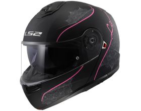 ΚΡΑΝΟΣ ΜΗΧΑΝΗΣ LS2 - FF908 Strobe 2 Lux mat black/pink ΚΡΑΝΟΣ ΜΗΧΑΝΗΣ LS2 - FF908 Strobe 2 Lux mat black/pink