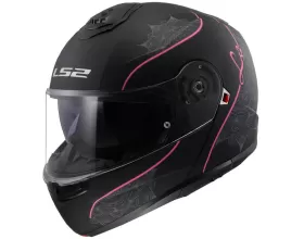 ΚΡΑΝΟΣ ΜΗΧΑΝΗΣ LS2 - FF908 Strobe 2 Lux mat black/pink