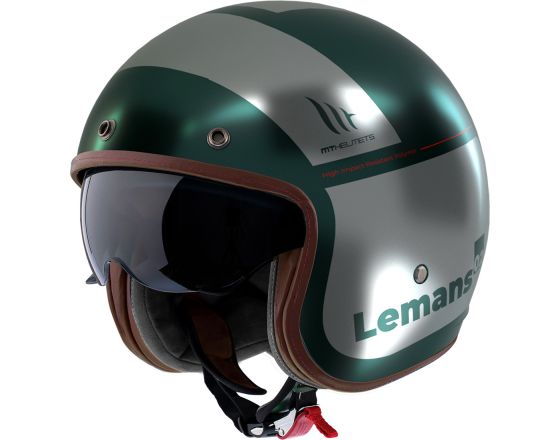 ΚΡΑΝΟΣ ΜΗΧΑΝΗΣ MT - Le Mans 2 SV S Quality C2 mat grey/green ΚΡΑΝΟΣ ΜΗΧΑΝΗΣ MT - Le Mans 2 SV S Quality C2 mat grey/green