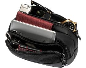 ΤΣΑΝΤΑΚΙ ΜΕΣΗΣ POLO - Double Square black 908106 -  ΤΣΑΝΤΑΚΙ ΜΕΣΗΣ POLO - Double Square black 908106 -