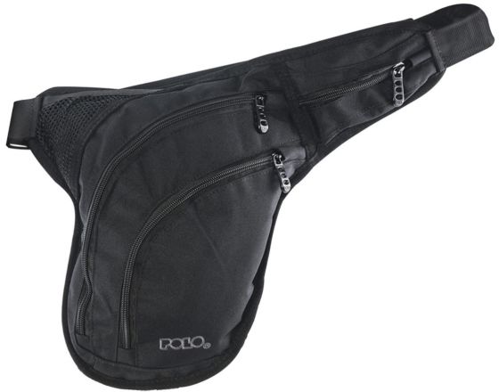 ΤΣΑΝΤΑΚΙ ΜΕΣΗΣ POLO - Pitt black μέσης / ποδιού 908102 ΤΣΑΝΤΑΚΙ ΜΕΣΗΣ POLO - Pitt black μέσης / ποδιού 908102