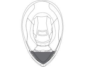 ΑΝΤΑΛΛΑΚΤΙΚΟ AGV - υποσιάγωνο K1 (ML-L-XL-XXL) / K1 S (L-XL-XXL) -  ΑΝΤΑΛΛΑΚΤΙΚΟ AGV - υποσιάγωνο K1 (ML-L-XL-XXL) / K1 S (L-XL-XXL) -