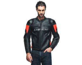 ΜΠΟΥΦΑΝ ΜΗΧΑΝΗΣ DAINESE - Racing 4 Leather black/fluo-red - 