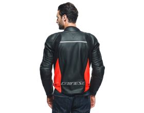ΜΠΟΥΦΑΝ ΜΗΧΑΝΗΣ DAINESE - Racing 4 Leather black/fluo-red - 
