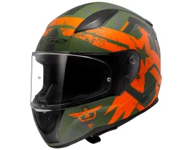 ΚΡΑΝΟΣ ΜΗΧΑΝΗΣ LS2 - Rapid 2 FF353 22.06 Thunderbirds mat military/orange