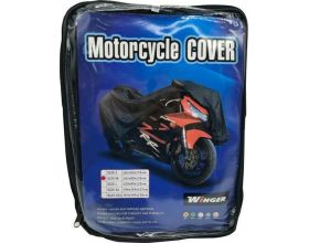 ΚΟΥΚΟΥΛΑ ΜΗΧΑΝΗΣ WINGER - Motorcycle Cover black | size M -  ΚΟΥΚΟΥΛΑ ΜΗΧΑΝΗΣ WINGER - Motorcycle Cover black | size M -