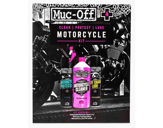 Muc Off Σετ καθαρισμού - προστασίας - λίπανσης Motorcycle Clean Protect & Lube Kit