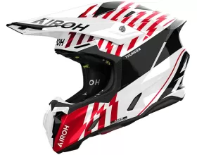 ΚΡΑΝΟΣ ΜΗΧΑΝΗΣ AIROH - Twist 3 Thunder 22.06 gloss red ΚΡΑΝΟΣ ΜΗΧΑΝΗΣ AIROH - Twist 3 Thunder 22.06 gloss red