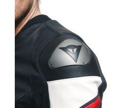 ΜΠΟΥΦΑΝ ΜΗΧΑΝΗΣ DAINESE - Avro 5 Leather black/lava-red/white -  ΜΠΟΥΦΑΝ ΜΗΧΑΝΗΣ DAINESE - Avro 5 Leather black/lava-red/white -