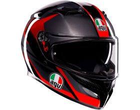 ΚΡΑΝΟΣ ΜΗΧΑΝΗΣ AGV - K3 E2206 MPLK Striga black/grey/red ΚΡΑΝΟΣ ΜΗΧΑΝΗΣ AGV - K3 E2206 MPLK Striga black/grey/red
