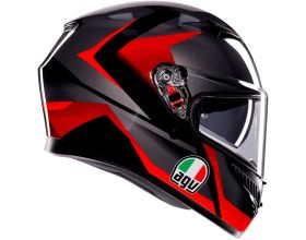 ΚΡΑΝΟΣ ΜΗΧΑΝΗΣ AGV - K3 E2206 MPLK Striga black/grey/red - 