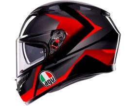 ΚΡΑΝΟΣ ΜΗΧΑΝΗΣ AGV - K3 E2206 MPLK Striga black/grey/red - 