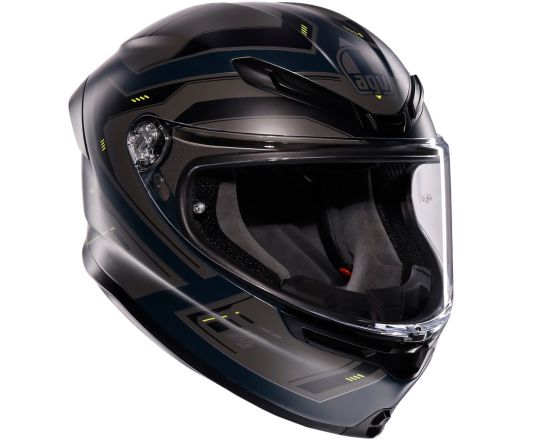 ΚΡΑΝΟΣ ΜΗΧΑΝΗΣ AGV - K6 S E22.06 Enhance mat grey/yellow