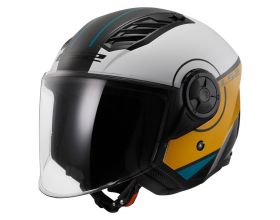 ΚΡΑΝΟΣ ΜΗΧΑΝΗΣ LS2 - OF616 Airflow II Cover white/brown ΚΡΑΝΟΣ ΜΗΧΑΝΗΣ LS2 - OF616 Airflow II Cover white/brown