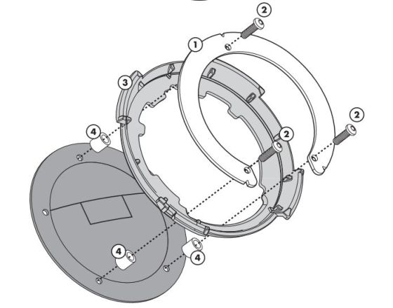 TANKLOCK KIT GIVI - BF78