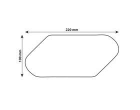 Αυτοκόλλητο ρεζερβουάρ Lampa Grip-Tank X1 Black - 