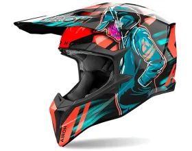 ΚΡΑΝΟΣ ΜΗΧΑΝΗΣ AIROH - Wraaap 22.06 Cyber orange gloss