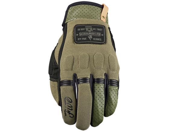 ΓΑΝΤΙΑ ΜΗΧΑΝΗΣ FIVE - Scrambler khaki/black