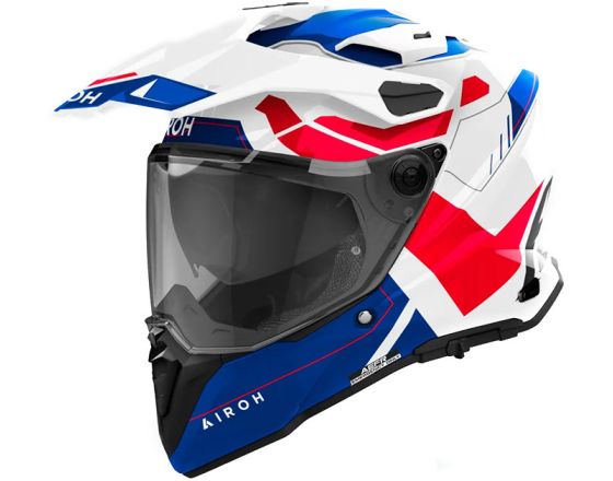 ΚΡΑΝΟΣ ΜΗΧΑΝΗΣ AIROH - Commander 2 E2206 Reveal blue/red ΚΡΑΝΟΣ ΜΗΧΑΝΗΣ AIROH - Commander 2 E2206 Reveal blue/red