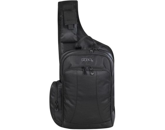 ΤΣΑΝΤΑΚΙ ΩΜΟΥ POLO - Crosswide χιαστί black 907134 ΤΣΑΝΤΑΚΙ ΩΜΟΥ POLO - Crosswide χιαστί black 907134