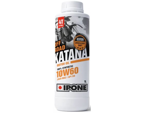 Λάδι Ipone 10W/60 Off Road Katana Full Power 100% 1Lt 