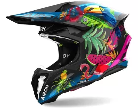 ΚΡΑΝΟΣ ΜΗΧΑΝΗΣ AIROH - Twist 3 Amazonia 22.06 gloss black ΚΡΑΝΟΣ ΜΗΧΑΝΗΣ AIROH - Twist 3 Amazonia 22.06 gloss black