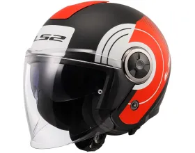 ΚΡΑΝΟΣ ΜΗΧΑΝΗΣ LS2 - OF620 Classy Disko mat black/red/white