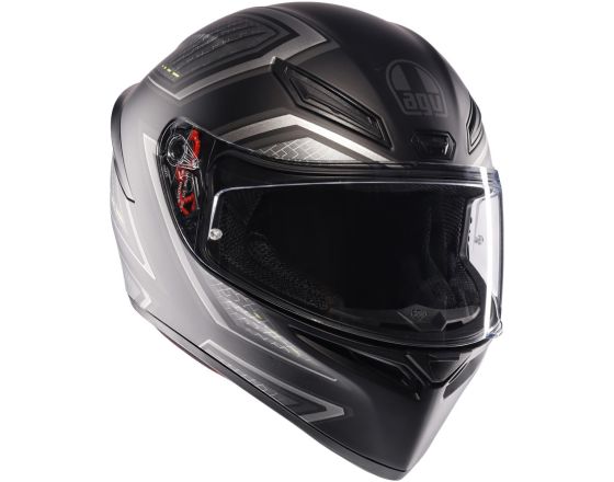 ΚΡΑΝΟΣ ΜΗΧΑΝΗΣ AGV - K1 S E2206 Sling mat black/grey ΚΡΑΝΟΣ ΜΗΧΑΝΗΣ AGV - K1 S E2206 Sling mat black/grey