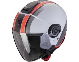 ΚΡΑΝΟΣ ΜΗΧΑΝΗΣ SCORPION - Exo-City II Vel mat grey/red ΚΡΑΝΟΣ ΜΗΧΑΝΗΣ SCORPION - Exo-City II Vel mat grey/red